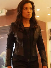 Ming-Na Wen Agents of Shield Black Leather Jacket